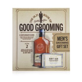 18.21 MAN MADE - Book of Good Grooming Gift Set Volume 2: Absolute Mahogany (Wash 532ml + Grit Bar 198g) GSV2AM/571006 2pcs