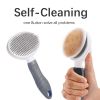 Cat Grooming Brush, Self Cleaning Slicker Brushes